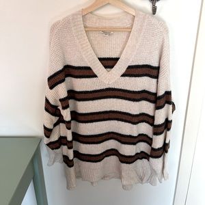 Oversized stripped sweater